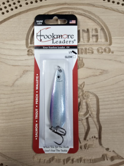 Hookmore Leaders AlleyWife TS2-ALY-06 Casting & Trollling Spoon UV Size 6 Hook Made in Maine USA