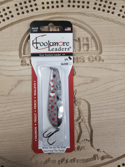 Hookmore Leaders War Hammer TS2-HMR-06 Casting & Trollling Spoon UV Size 6 Hook Made in Maine USA