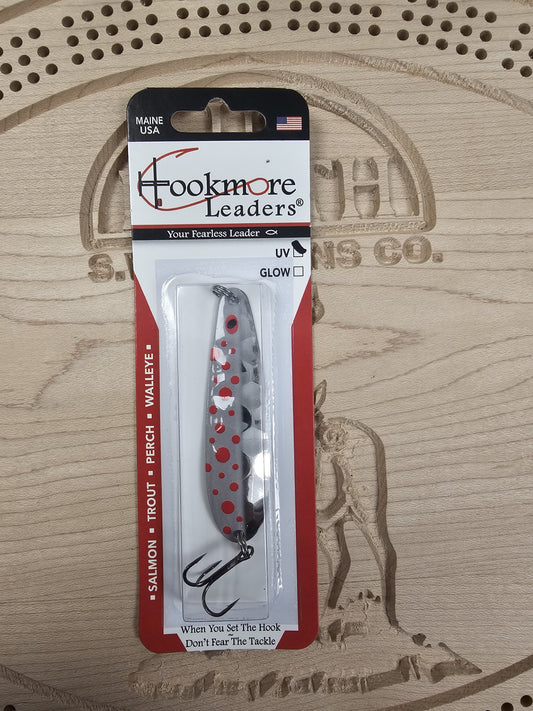 Hookmore Leaders War Hammer TS2-HMR-06 Casting & Trollling Spoon UV Size 6 Hook Made in Maine USA