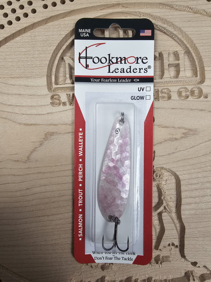Hookmore Leaders Spun Sugar TS2-SGR-06 Casting & Trollling Spoon Size 6 Hook Made in Maine USA