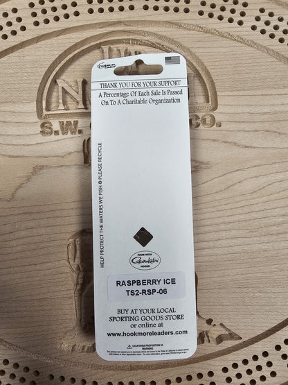 Hookmore Leaders Raspberry Ice TS2-RSP-06 Casting & Trollling Spoon UV Size 6 Hook Made in Maine USA