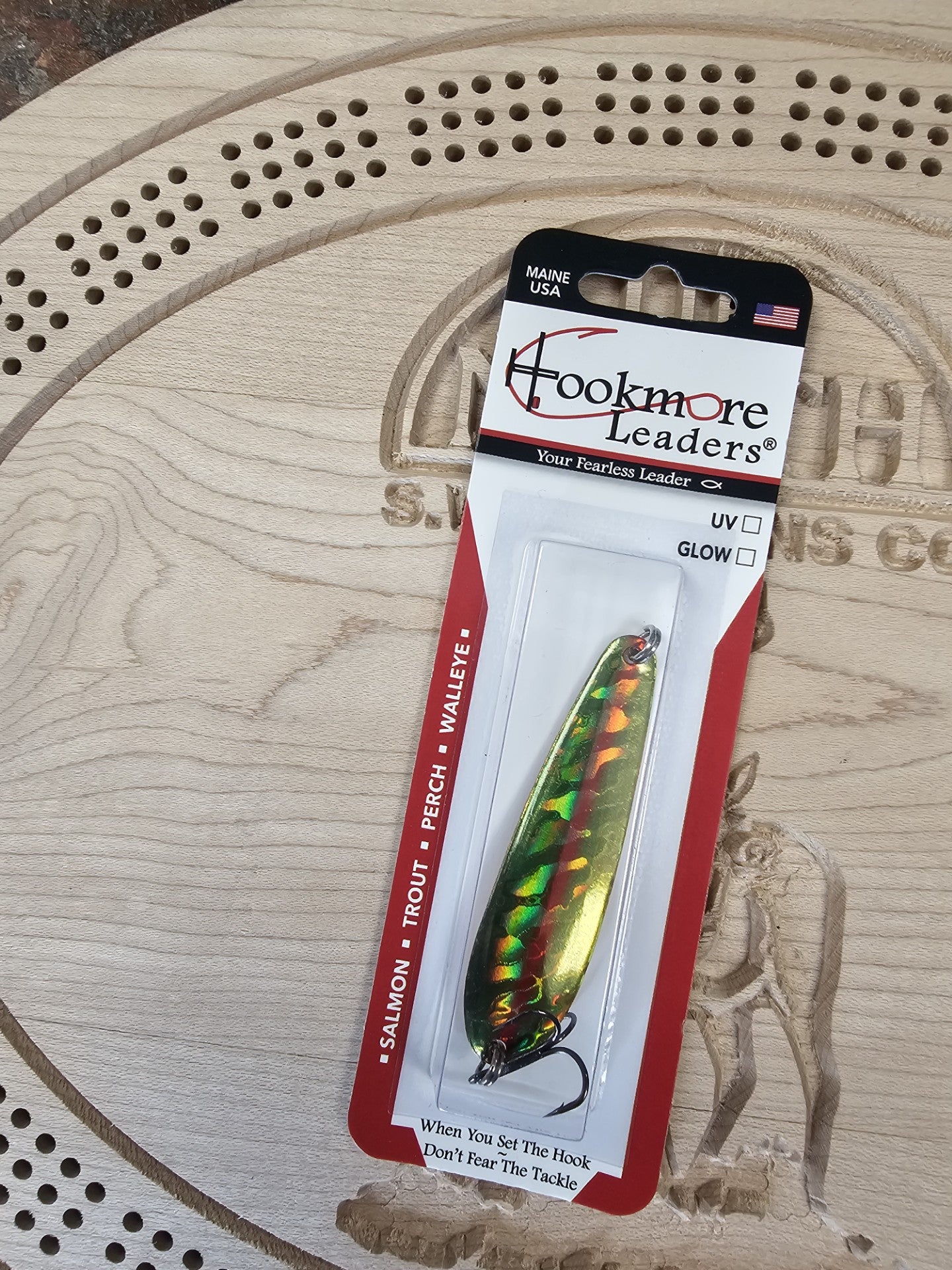 Hookmore Leaders Snot Rocket TS2-SNT-06 Casting & Trollling Spoon Size 6 Hook Made in Maine USA