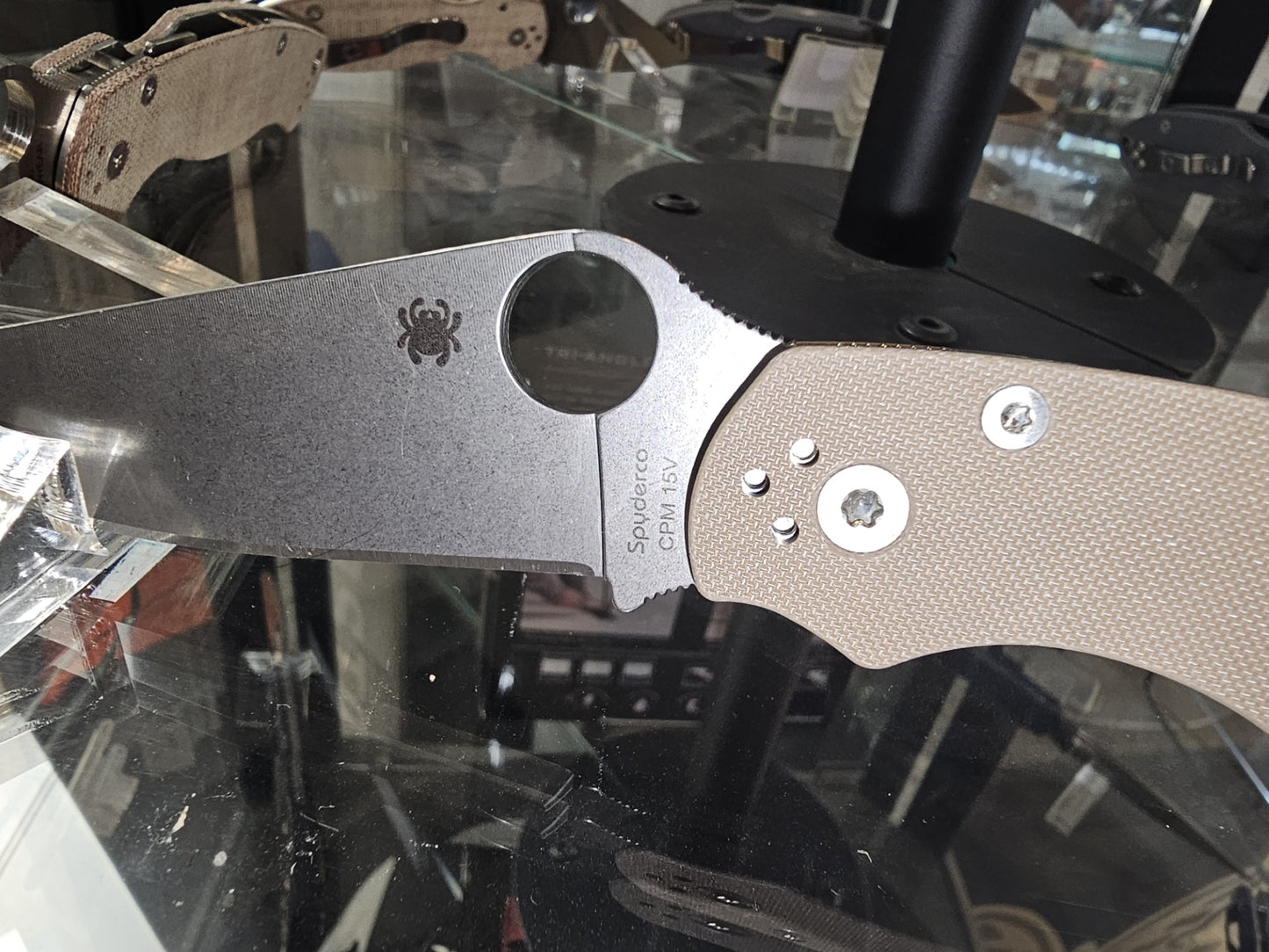Spyderco Military 2 CPM 15V BBB Brown G10 Folding Knife C36GPBN15V2 USA Made Lifetime Warranty