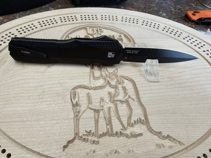 Kershaw 9000DE- Auto Livewire PVD Magnacut OTF Spear Point Knife Made in USA Lifetime Warranty