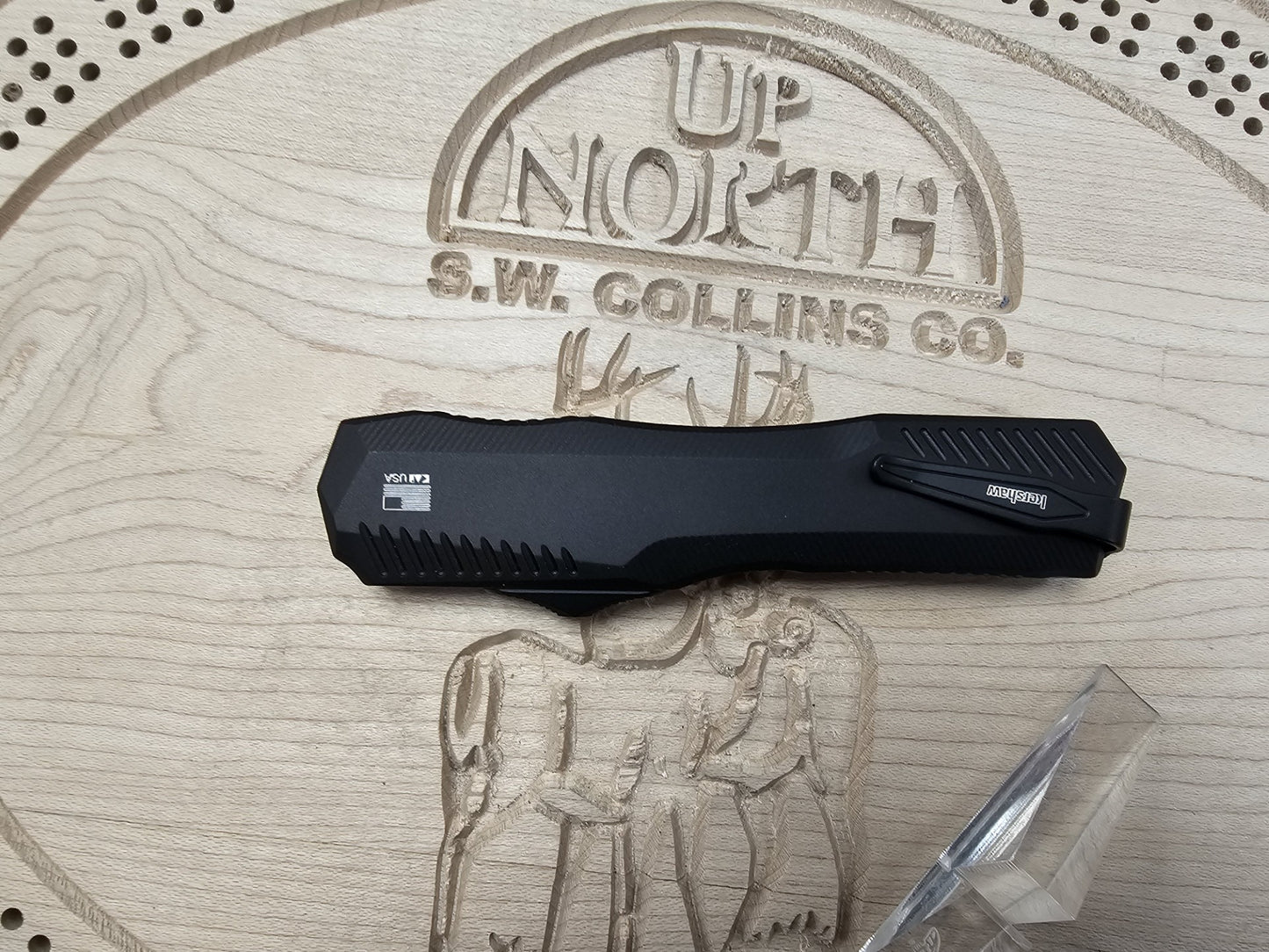 Kershaw 9000DE- Auto Livewire PVD Magnacut OTF Spear Point Knife Made in USA Lifetime Warranty