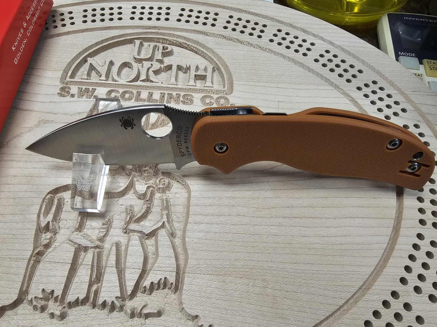 Spyderco Sage 5 CPM REX121 Orange G10 Folding Knife C123GBORP Taiwan Made Lifetime Warranty