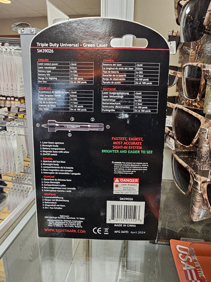 Sighmark Triple Duty Universal Laser Boresight Green Laser SM39026