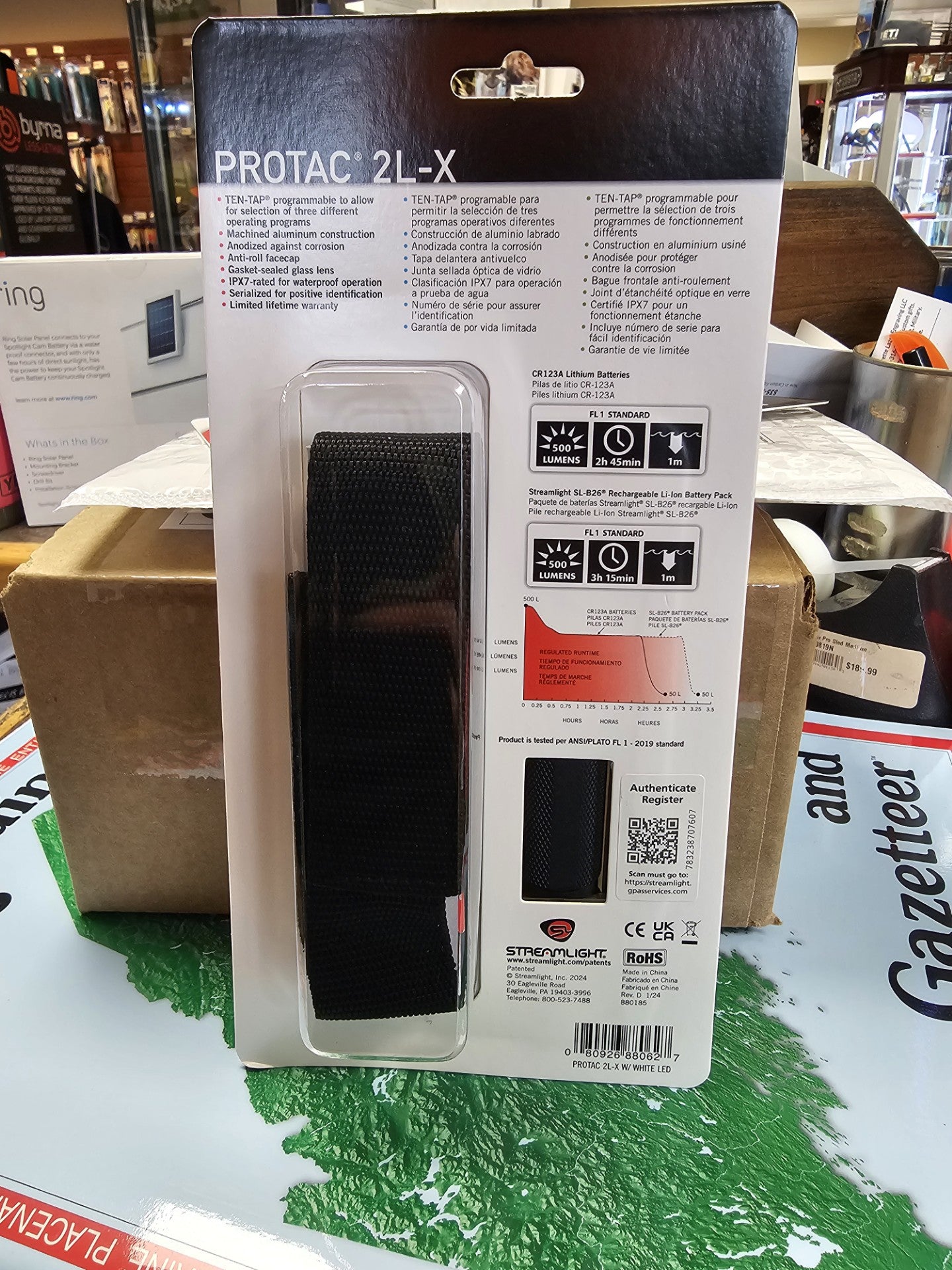 Streamlight 88062 ProTac 2L-X 500 lumen Professional Tactical Flashlight