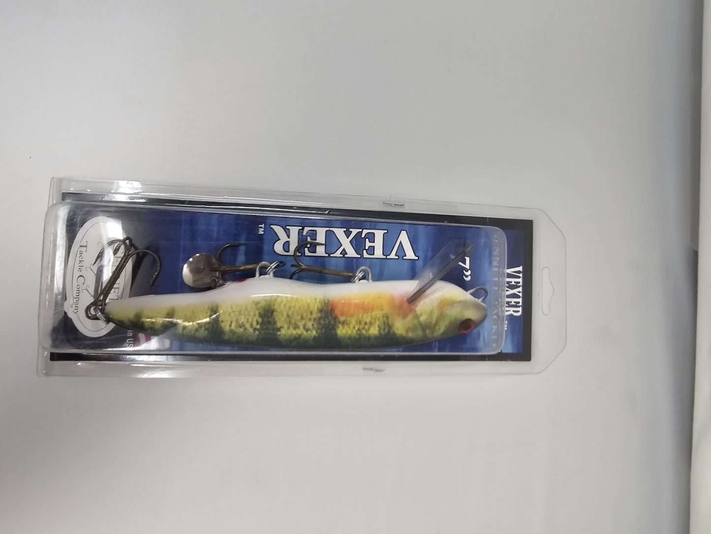 Drifter Tackle Vexer 7" VX-01-L Perch Live Image Muskie Plastic Jerk Bait Lure USA