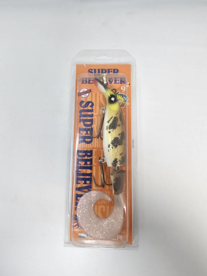 HellHound ERC Super Believer 9" SB8J-61 Natural Walleye Muskie Plastic Trolling Lure USA